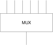 Many-to-one Multiplexor